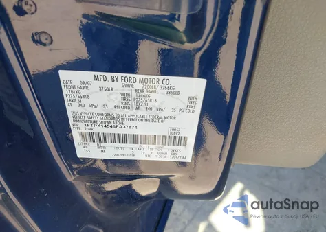 2008 Ford F-150 Fx4/Lariat/Xl/Xlt from USA, damaged, VIN 1FTPX14548FA37874